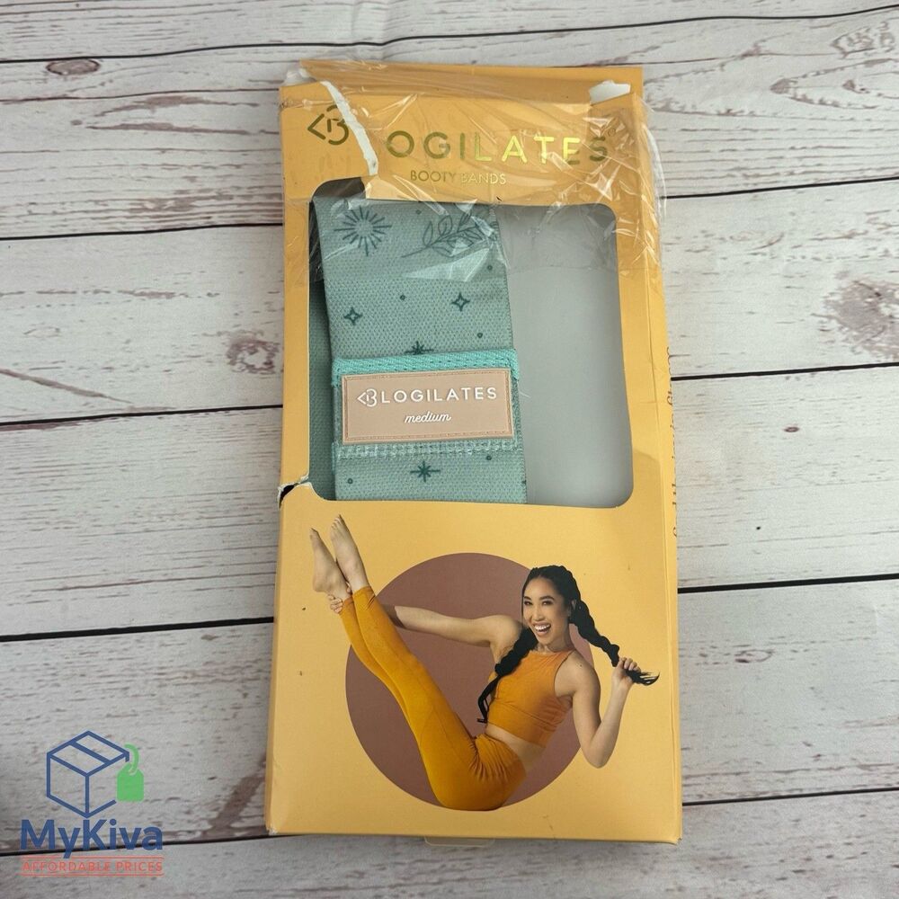 Resistance Bands Blogilates Booty 2pk Elastic Medium Light Exercise Bands